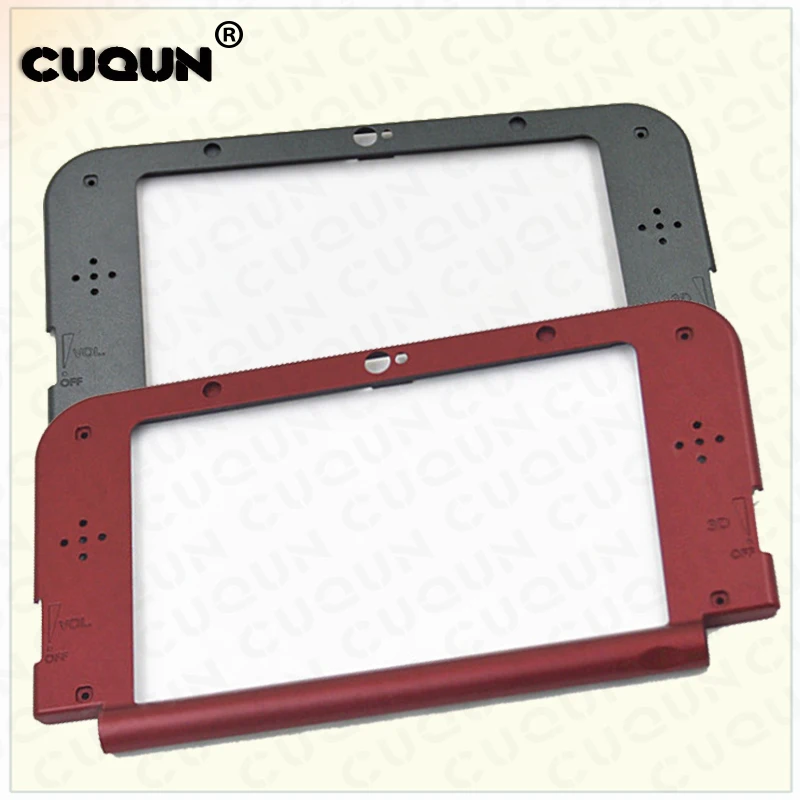 Оригинальная верхняя часть корпуса черного цвета для нового 3DS XL LL средняя рамка