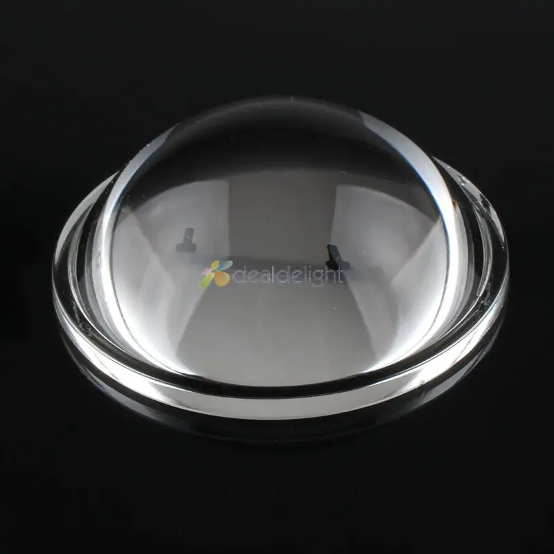 

50mm Transparent High Power LED Lens Reflector Collimator 5-90 Degree for 10w/20w/30w/50w/60w/80w/100w LED Light