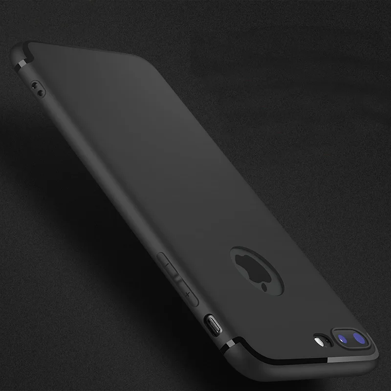 Чехол для Apple iPhone 7 Plus тонкий силиконовый мягкий чехол из ТПУ с заглушкой от пыли 5S
