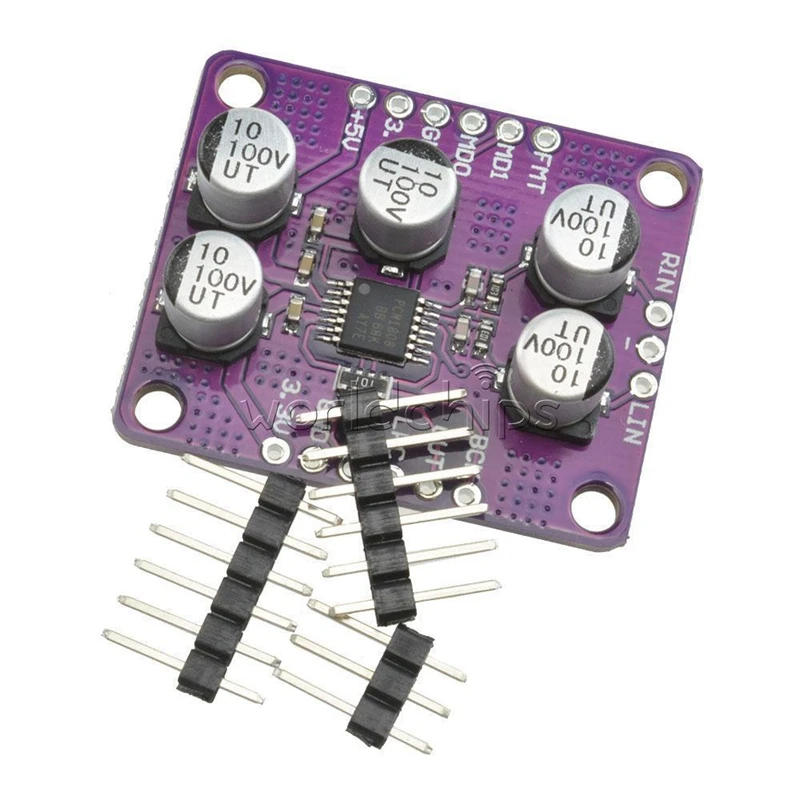 24Bit усилитель Pcm1808 аудио стерео Adc одноконечный аналоговый плеер декодер плата
