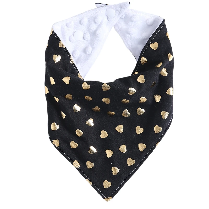 Для кормления ребенка головы шарф полотенце мальчиков Bib бандана для девушки вытирания слюней младенцев треугольный слюнявчик W15