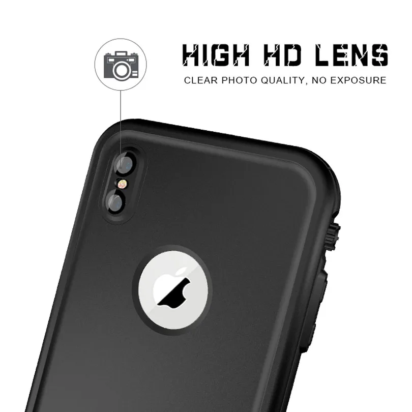 Брендовый Небьющийся чехол Redpepper для iPhone XS MAX IP68 Водонепроницаемая серия для дайвинга подводный противоударный чехол для iPhone