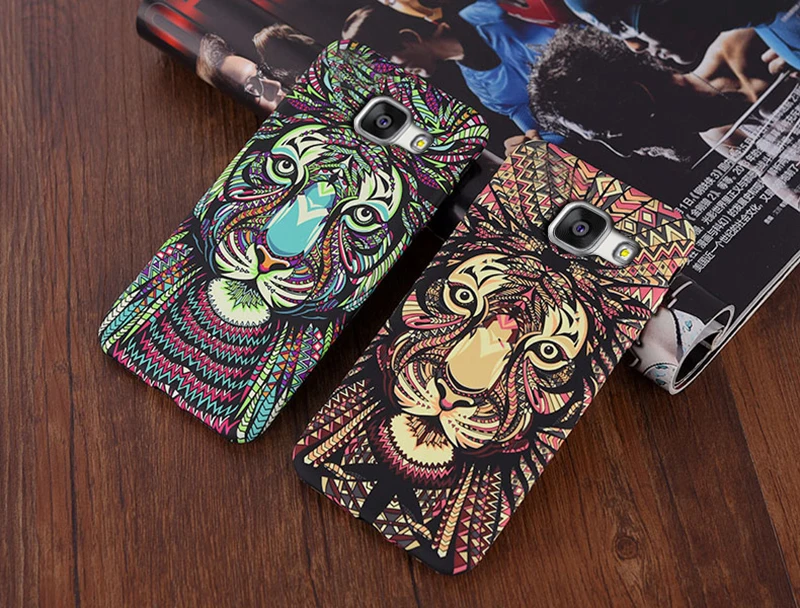 YonLinTan Coque чехол для Samsung Galaxy A7 2016 A710 мобильный телефон слон тигр животное Аватар