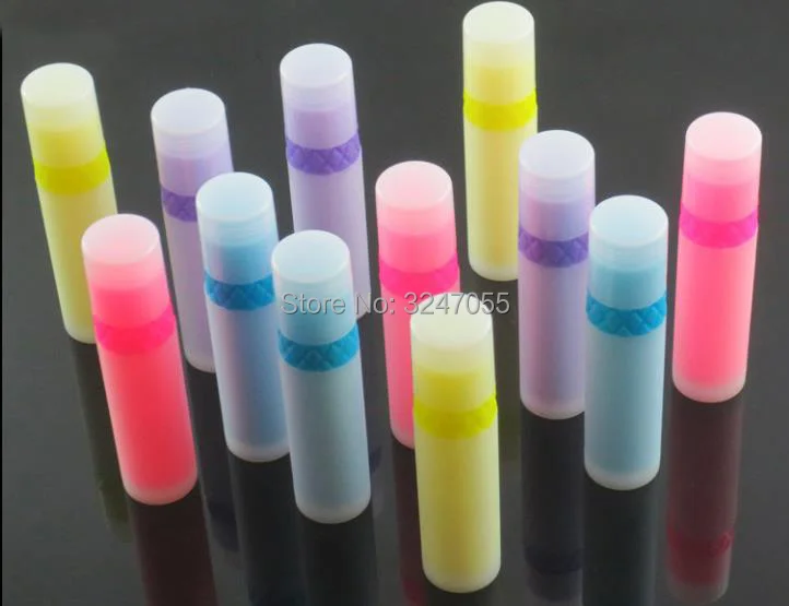 Пустая пластиковая емкость для бальзама 3G цветная портативная многоразовая