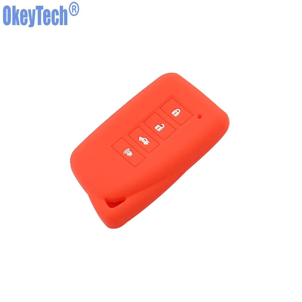 OkeyTech 4 кнопочный силиконовый чехол для автомобильного ключа LEXUS NX 200 NX300H RX 350 450H ES GS