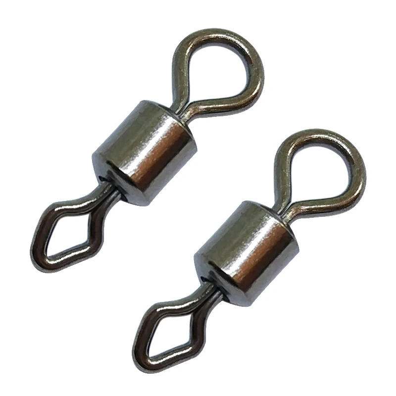 

INFOF 500/1000-pieces Swivel Fishing Rolling Swivels #12-#1 peche Carp Hook Connector Fishing Accessories Swivel