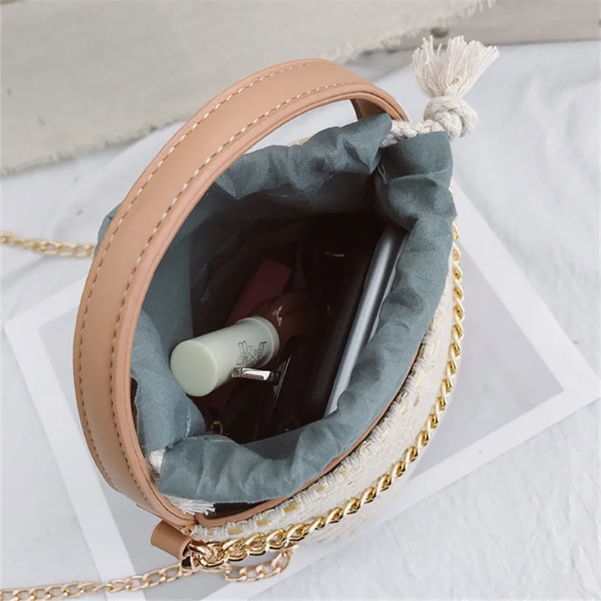 TOYOOSKY цилиндрические соломенные сумки в японском стиле женские плетеные через