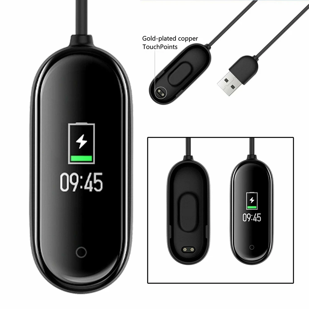 Для mi band 4 смарт-браслет зарядное устройство Magnetische Oplaadkabel Voor Xiao Xiaomi mi band 4 polsband Vervangbare аксессуары USB Kabel