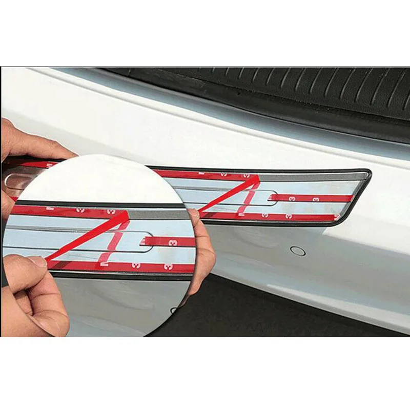 

For BMW X1 E84 2009-2014 Car Trunk Rearguards Rear Bumper Fender Inner Outer Sill Plate Protector Guard Cover