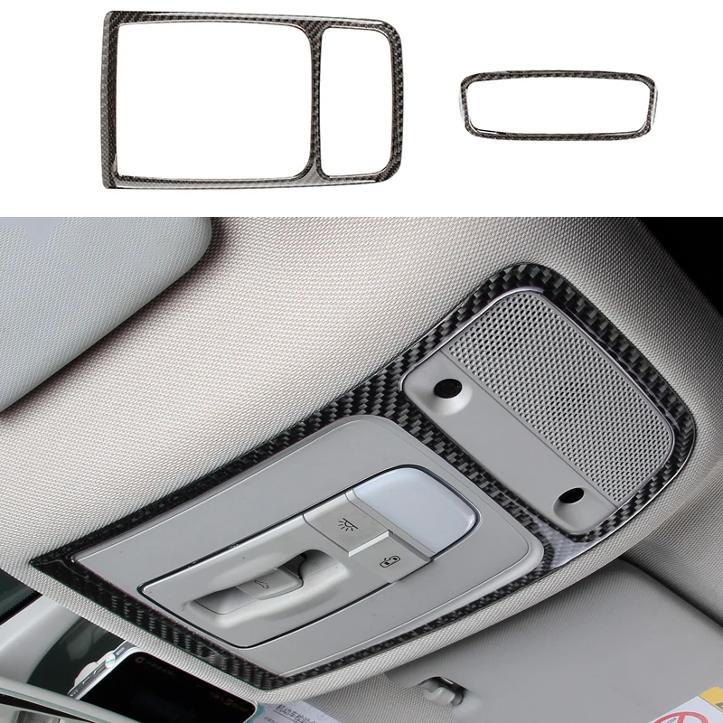 

100% передняя обложка из карбонового волокна + сзади настольная светильник Рама Накладка для Audi A3 15-17