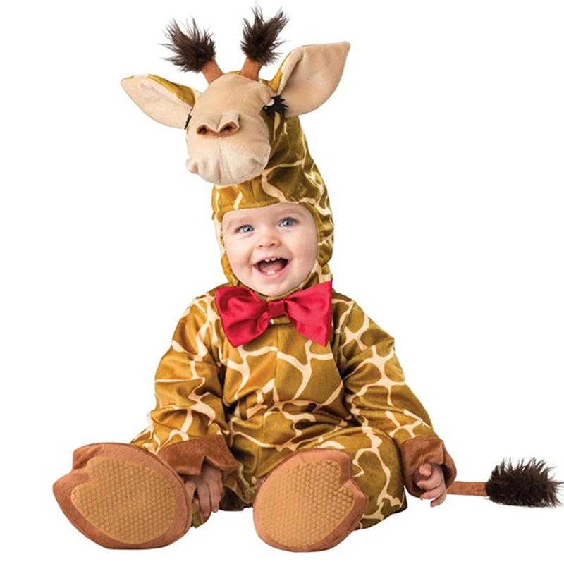 Baby Boy Girls Animal Cosplay Rompers Toddler Carnival Halloween Outfits Newborn Costume For Jumpsuits Infant Clothes | Детская одежда