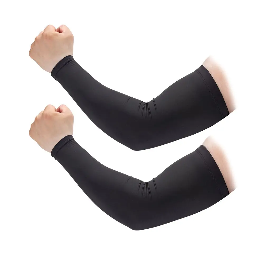 

Arm Sleeves Unisex UV Protection Sleeves Arm Cover Sunscreen Cuff Sleeve Ice Silk Sleeves for Men Women Running Golf Cycling Rol