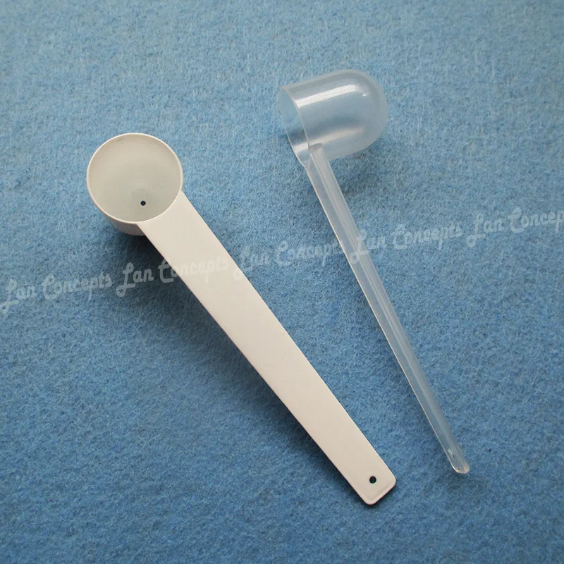 Пластиковая мерная ложка HDPE для медицинского сухого молока 4 г/8 мл жидкая 2 вида