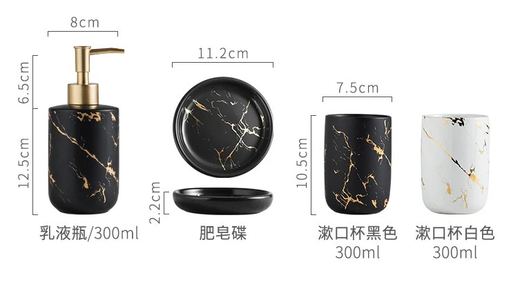 Роскошная креативная керамическая кружка диспенсер для зубных щеток в