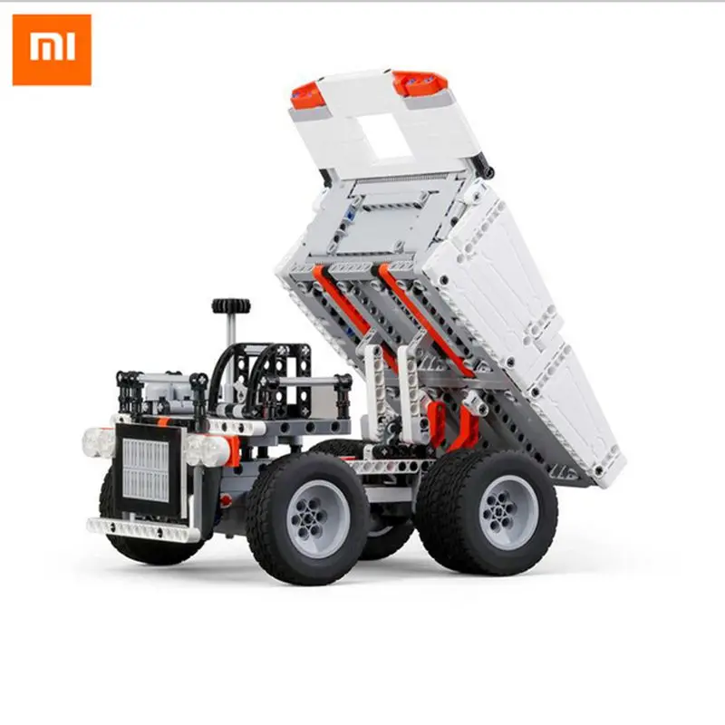 Новый робот-грузовик Xiaomi Mitu Block Mine для детей управление рулевым колесом самосвал