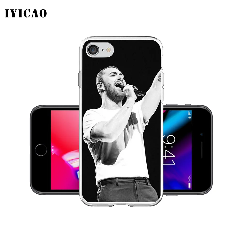 IYICAO Sam Smith Мягкий силиконовый чехол для телефона iPhone X XR XS MAX 6 6s 7 8 Plus 5 5S SE TPU |