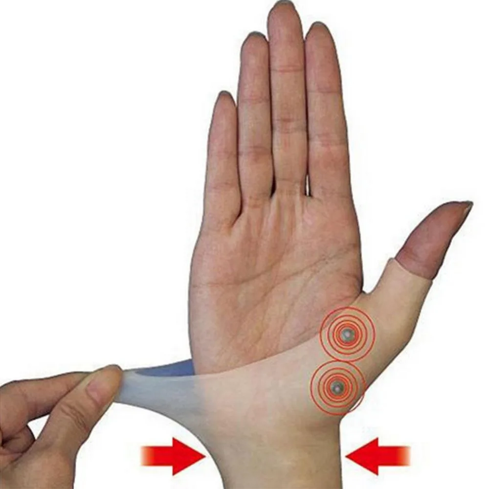 Магнитотерапия Силиконовые Запястье Hand Поддержка ремень Прихватки для мангала