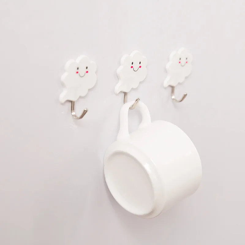 3 шт. крепкий клей крюк настенная дверь липкая вешалка держатель товары для дома