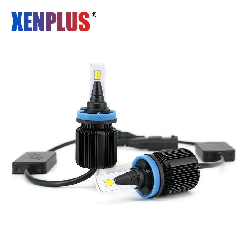 Светодиодная фара Xenplus h11 двухцветная 3150K 6500K h4 h8 h9 h13 9007 12 В лм 40 Вт белая