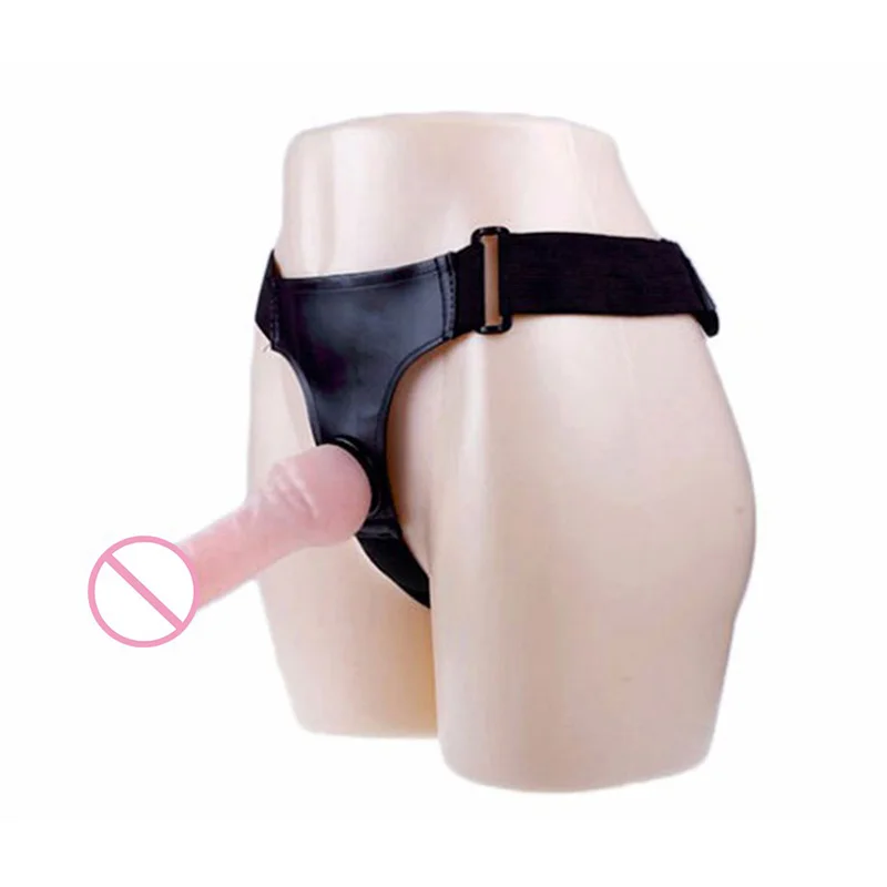 Страпон с двойным ремешком для фаллоимитатора взрослых|realistic strap on dildo|realistic onstrap