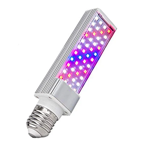 changeable E26/E27 светодиодный светильник для выращивания 110V 220V SMD2835 25W Полный светильник для выращивания растений с держателем для суккулентов, саженцев, семян - Испускаемый цвет: changeable