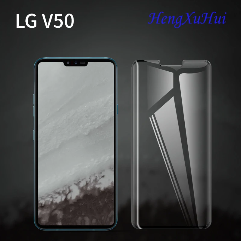 Для LG V50 закаленное стекло 3D изогнутый экран полное покрытие высококачественное
