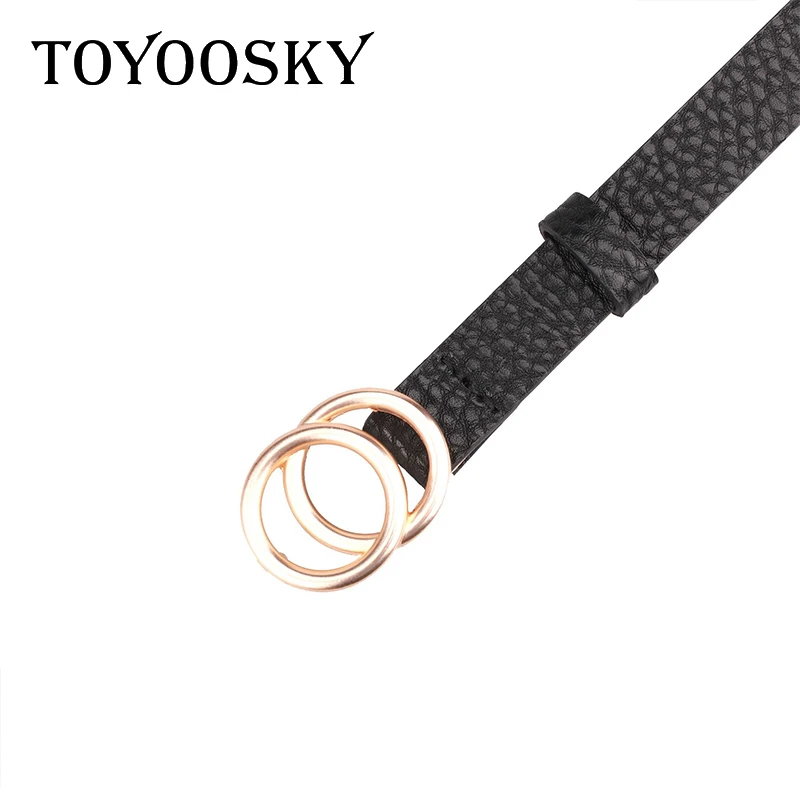 TOYOOSKY новый дизайнерский женский ремень с золотой пряжкой поясные ремни для