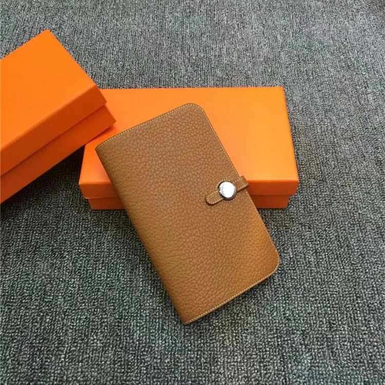 Кожаный кошелек для паспорта TOGO женские дизайнерские бумажники|Женские