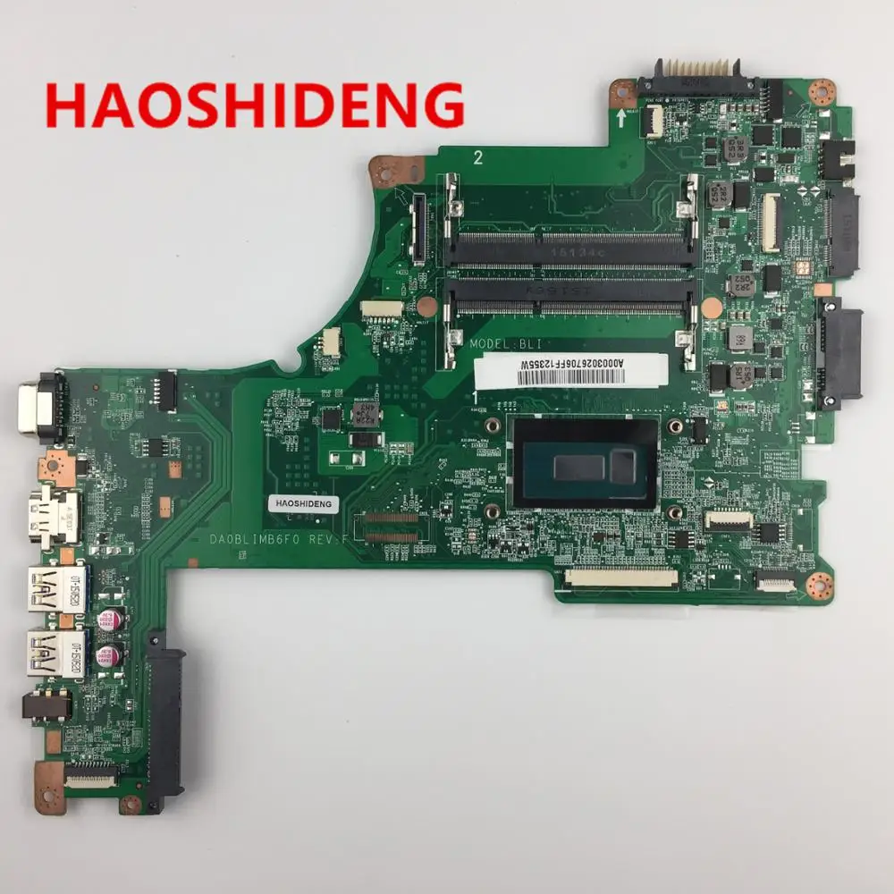 A000302670 DA0BLIMB6F0 для TOSHIBA Satellite L50 L55 B L55T B5271 Серия материнских плат с i5 5200U все функции