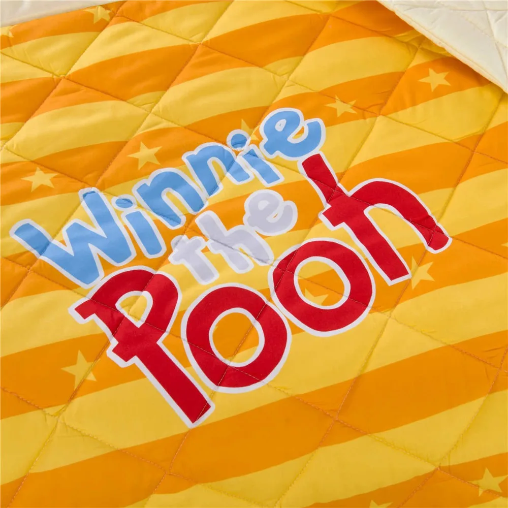 Offerte Design Unico Winnie The Pooh 3d Stampa Di Trasporto Trapunta Di Estate Cotone 100% Di Copertura A Strisce Coperta Beedspread Singolo Full Size A Due Letti Queen Del Capretto
