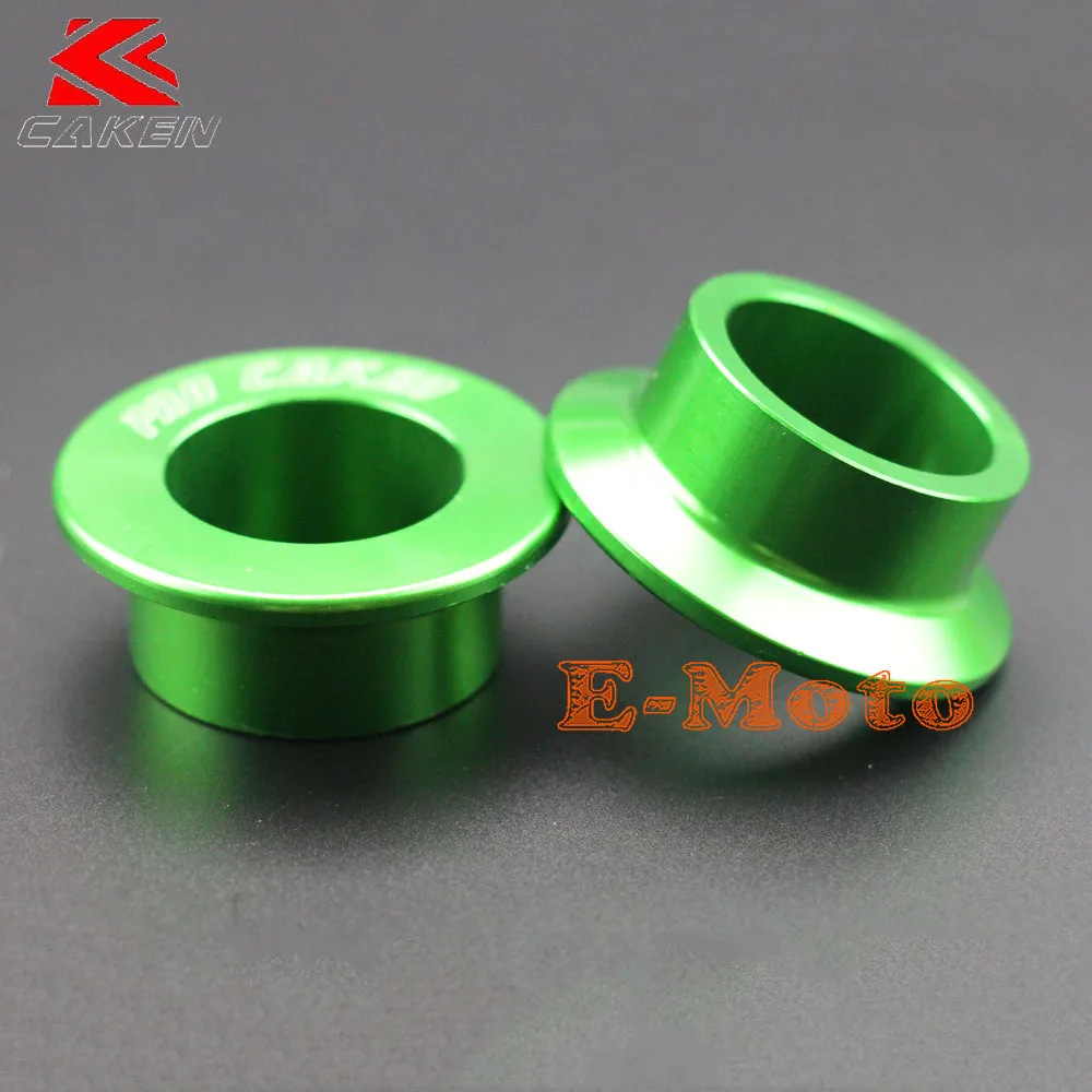 Комплект алюминиевых насадок на переднее и заднее колесо с ЧПУ для KX125 KX250 KX250F KX450F