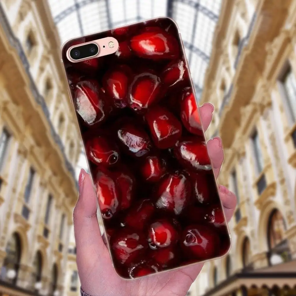 Чехол из ТПУ для Sony Xperia Z Z1 Z2 Z3 Z4 Z5 compact Mini M2 M4 M5 T3 E3 E5 XA XA1 XZ Premium с фруктами красным