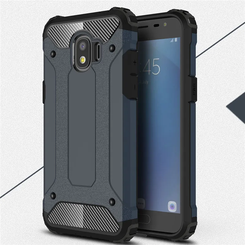 For SM-J250F case Cover Samsung J2 Pro 2018 Case Silicone shockproof Coque Hybrid Armor phone Galaxy J4 J6 | Мобильные телефоны и