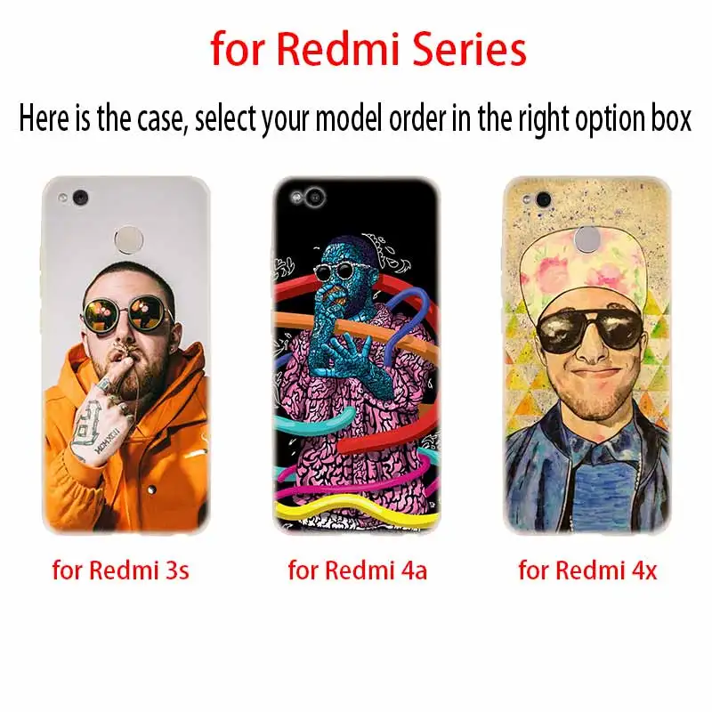 Силиконовый прозрачный мягкий чехол Macs Miller из ТПУ для Xiaomi Redmi Note 10 9 8 7 6 5 Pro Max 10S 9T 8T