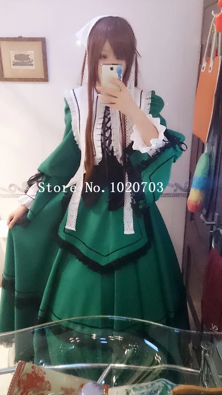 Женский костюм для косплея Rozen Maiden Suiseiseki зеленое платье|costume sword|costume vampirecostumes fairytale