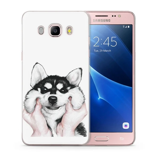 Coque For Funda Samsung Galaxy J5 2016 Case J510 J510F Tobacco Leaf Pattern Clear Soft TPU Silicone Q020 |