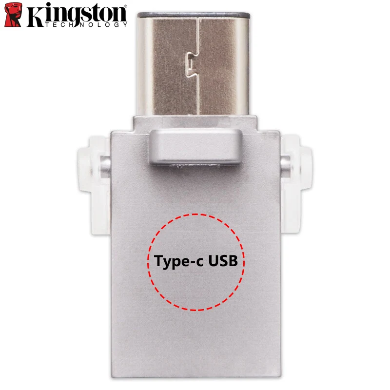 Kingston MINI USB Flash Drive 128 Гб 64 ГБ 32 3 1 тип c Pem для смартфонов и планшетов Cle Memory Stick 2в1 USB|USB