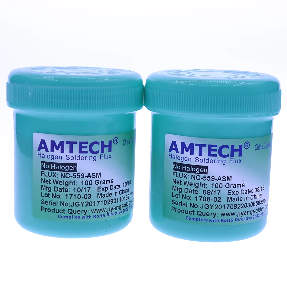 100% оригинальная паяльная паста AMTECH NC 559 ASM BGA PCB No Clean для сварки