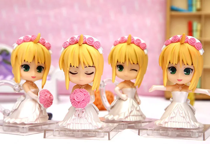 Fate stay night Anime Action Figure 4pcs a set sexy toys action figure manga good quality free shipping | Игрушки и хобби