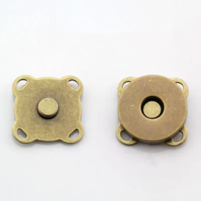 Оптовая продажа 100 комплектов Металлическая магнитная кнопка цвета