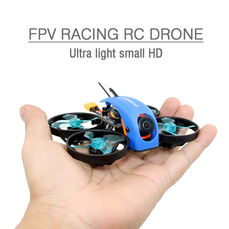 1 шт. SPCMAKER Mini Whale FPV Racing RC Дрон 78 мм 1080P карта записи Fs rx2A/R6DSM/FUTUBA приемник Runcam Split