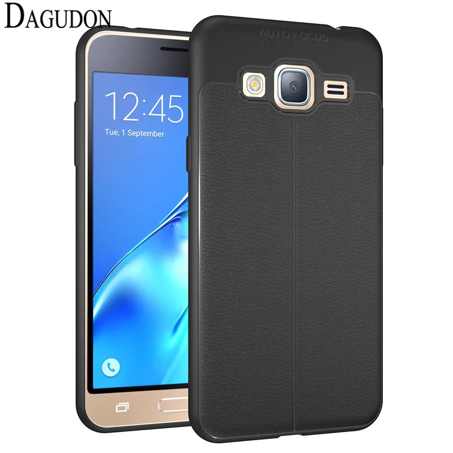 DAGUDON Case For Samsung galaxy J3 2016 J310f Phone Protective ShockProof Anti Slip Cover TPU Silicone for |