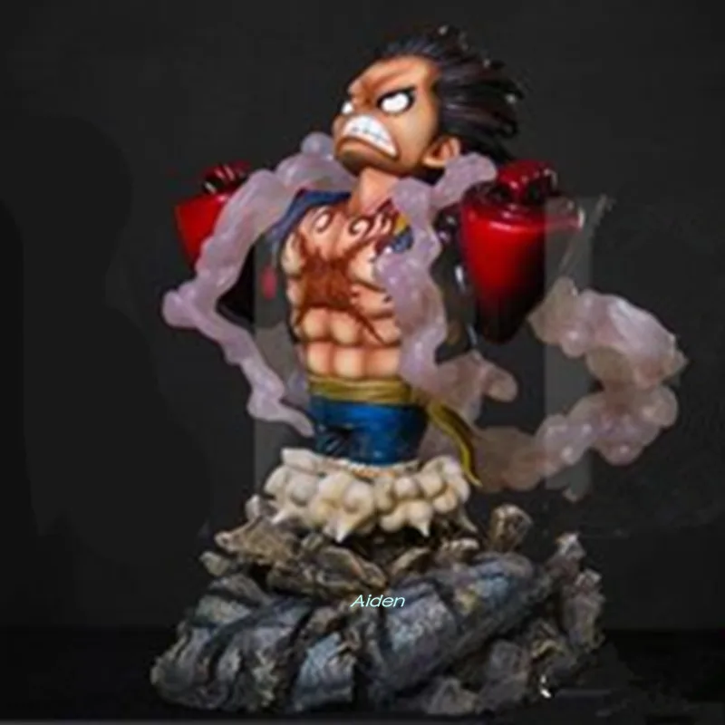 Статуэтка из соломы Пираты 8 дюймов Боевая форма обезьянки D. Luffy полный длинный