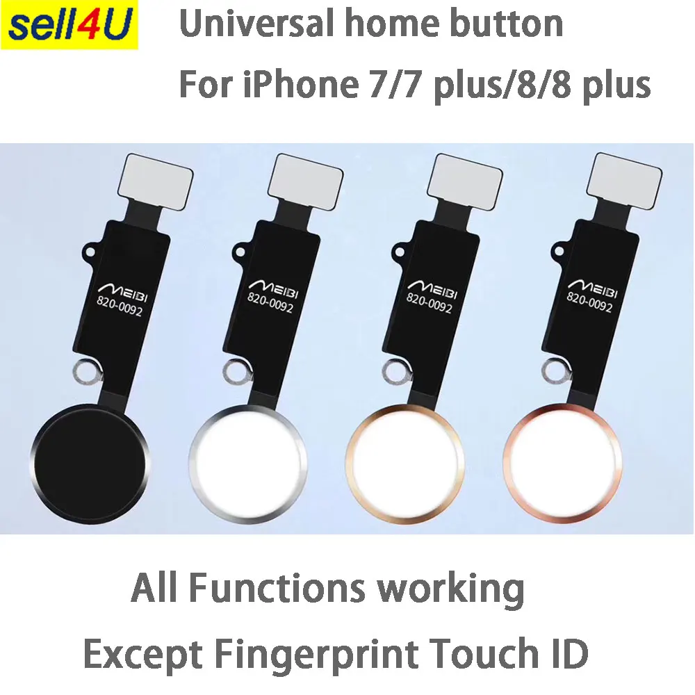 Универсальная кнопка Home Flex для iPhone 7 plus 8 с гибким кабелем замена ленты функции