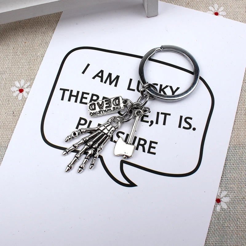 Новинка модный брелок Ходячие мертвецы подвески мужские ювелирные украшения для