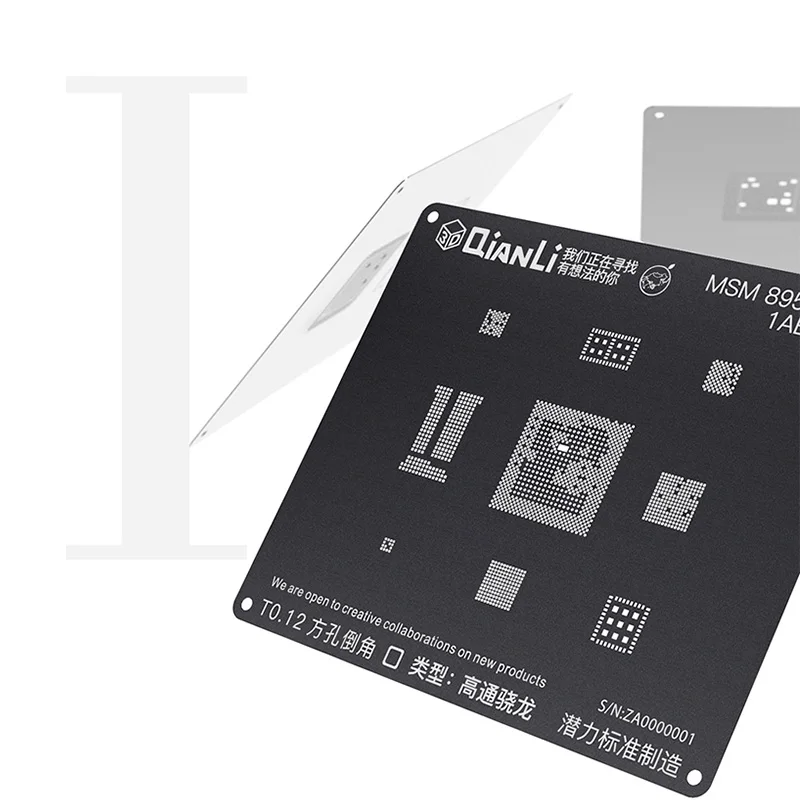 Qianli iBlack 3D набор трафаретов для пайки BGA для Android устройство, док-станция Qualcomm Встраиваемая мультимедийная карта памяти DDR MTK 6582 MSM8916 8917 8909 8939 8953 8940 Kirin 665 659