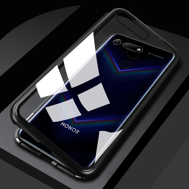 Magnetic Adsorption Case For Huawei honor View 20 Shockproof Tempered Glass Metal Cover Honor V20 Magnet |