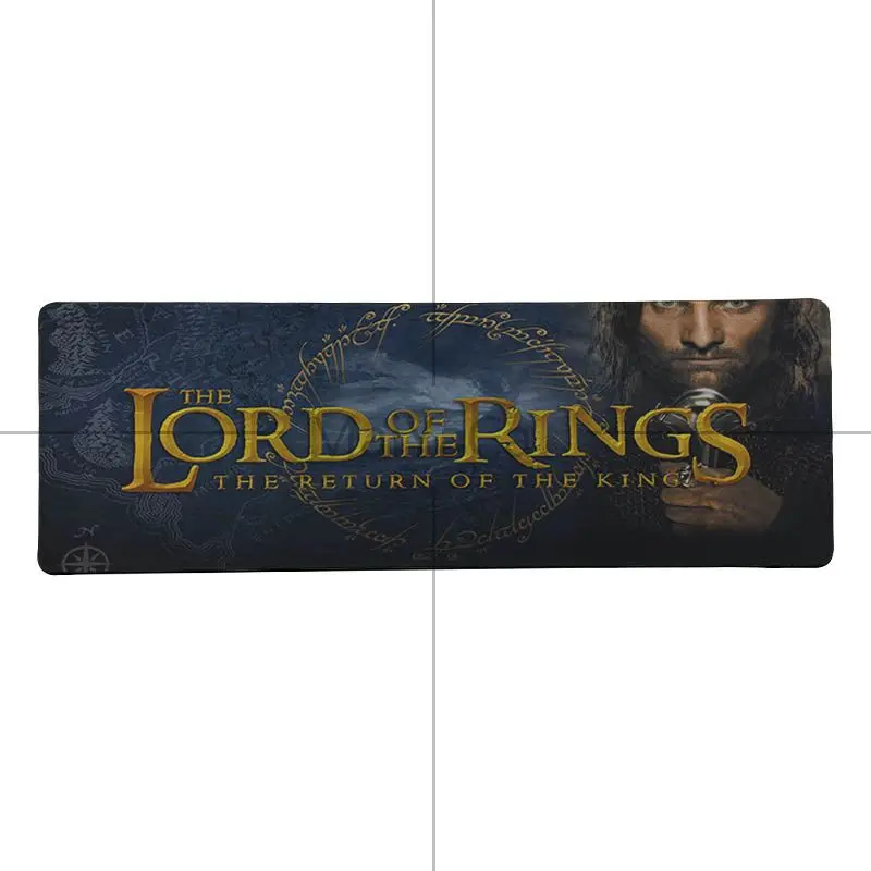 Lock Edge 30x80cm MaiYaCa высокое качество, резиновый коврик для мыши "Властелин колец", прочный Настольный большой игровой коврик для мыши, коврик для мыши, коврик для клавиатуры - Цвет: Lock Edge 30x80cm
