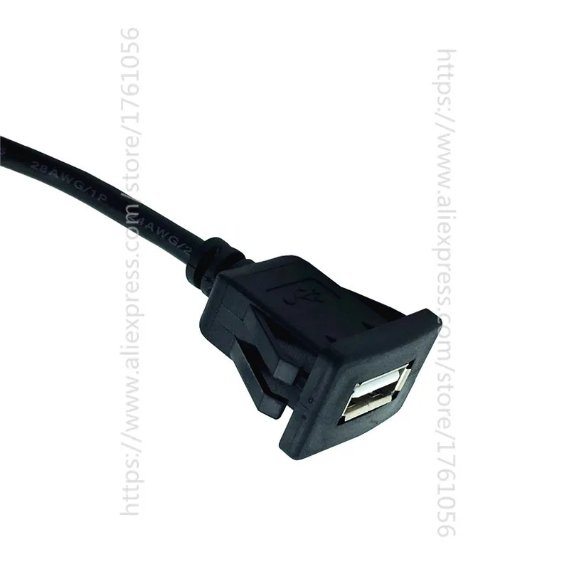 Квадратный с отдельным портом, USB 3,0 USB 2,0 панель флеш-монтажный Удлинительный кабель с пряжкой