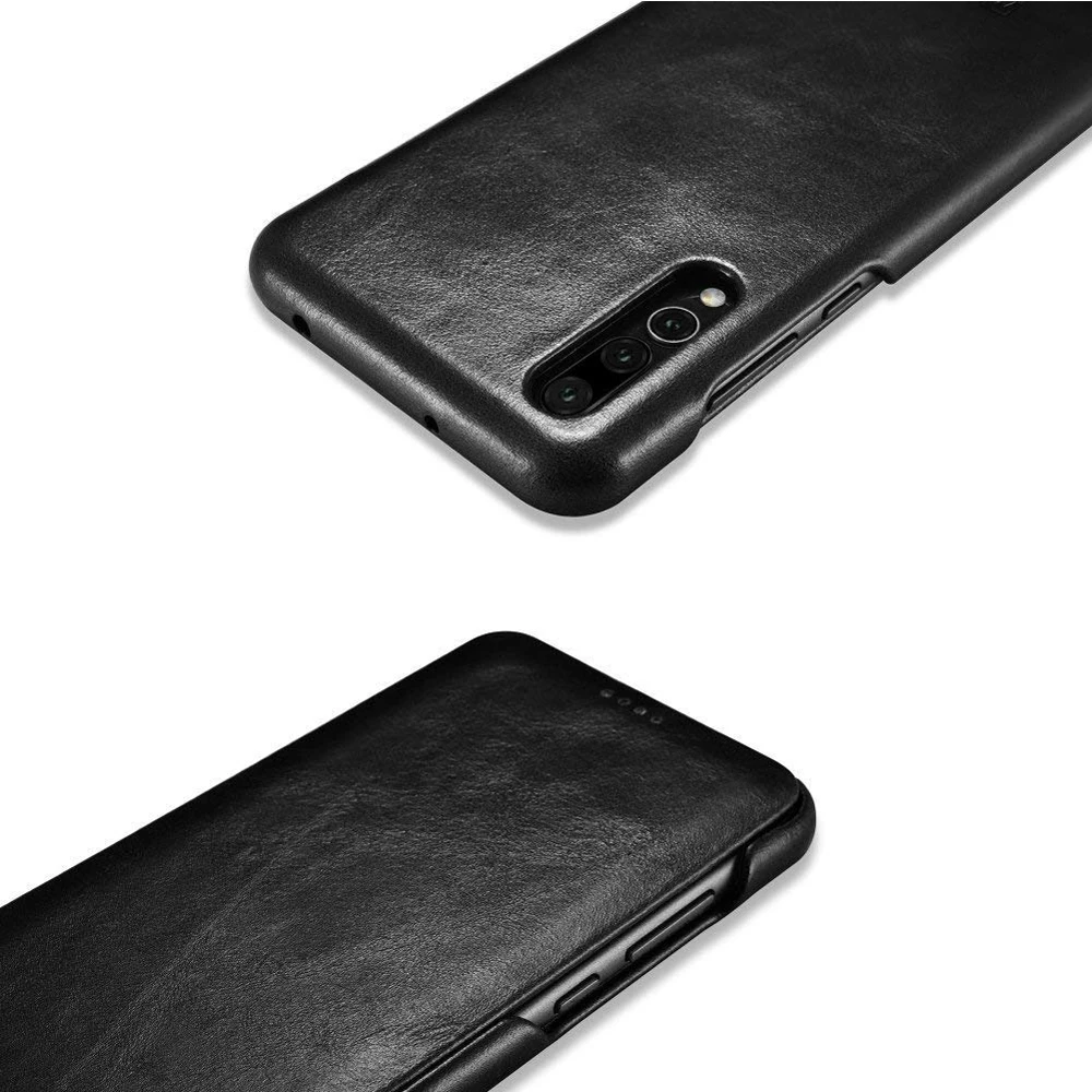 Icarer для huawei P20 Pro чехол Роскошный из натуральной кожи флип-чехол тонкий твердый чехол Защитный винтажный телефонный чехол с закругленными краями